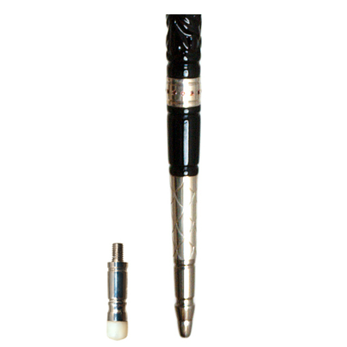 Walking stick with removable stiletto "Cobra" Zlatoust